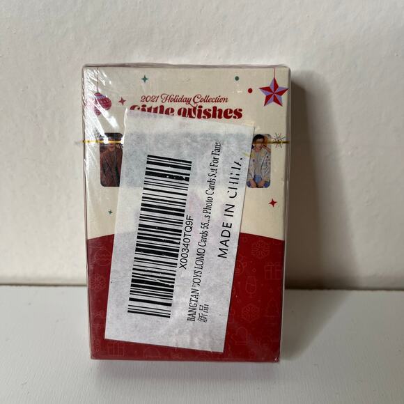 BTS 2021 Holiday Collection Little Wishes 55pcs Lomo Cards Photocards Kpop NEW - Picture 2 of 5